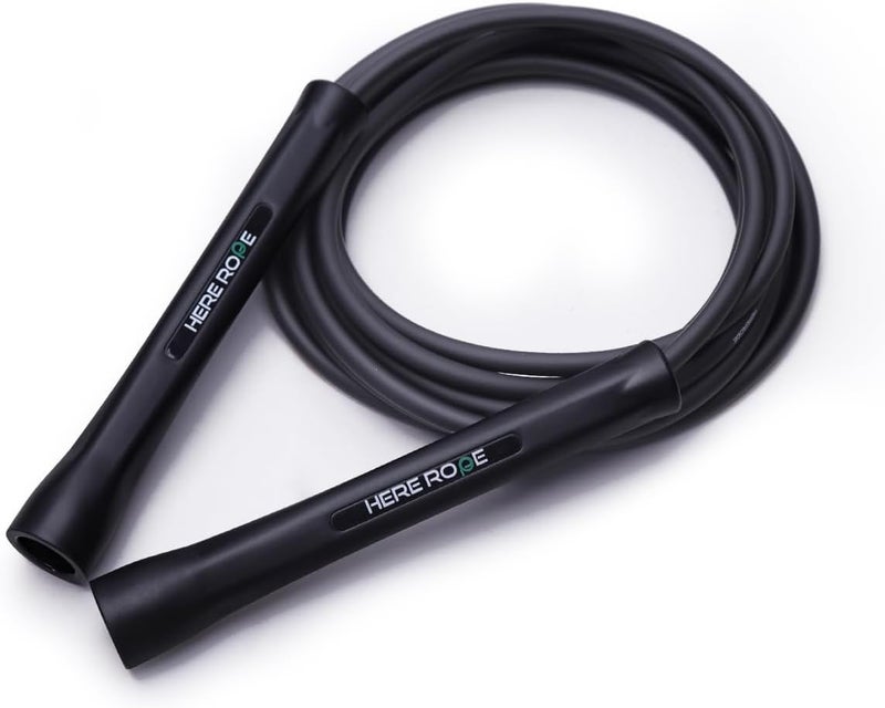 WILLGOO Hererope 6MM PVC Jump Rope for Men & Women Fitness, Speed, Tricks, Cardio Training, Boxing Jump Rope with Unbreakable Handles and Non-Kinking Skipping Rope, Adjustable Jumprope for Indoor Outdoor - Image 1